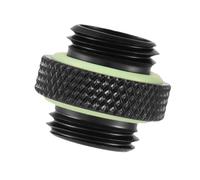 Generic 2 Pz G1/4 Connettore Adattatore Filettato per di Raffreddamento Ad Acqua del Computer Lungo Corto Prestazioni Durevoli per di Raffreddamento Ad Acqua del Computer (Mini modello corto in