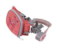 Generic 2 su 1 Backpack di Collegamento Al Polso per Bambini in 1 per Bambini, Robusto Zaino per per per Uso Esterno, Zaino per la Sicurezza del Bambino Regolabile con Guinzaglio per il Bambino (PINK)