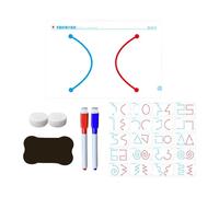 Generic 20 Pezzi Carte Allenamento Bambini Attività Educative Sviluppo Cervello Coordinazione Motoria Materiale Carta Adatte a Apprendimento Prescolare Regalo, Inizio, Taglia unica bambino