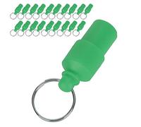 Generic 20 Pezzi di Plastica per Animali Domestici, Targhetta Identificativa, Nome, Indirizzo, Etichetta, Barile, Tubo, Collare, Pendente, 1,2 X 0,4 Pollici, per Cani e Gatti (piccolo, Resistente,