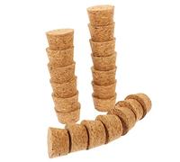 Generic 20 pezzi Tappi Sughero Conici per Bottiglie Vino Tappi Riutilizzabili per Sigillare Bottiglie per Uso e Locale