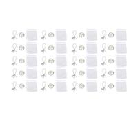 Generic 20 Set Pearls Incrocia i Portachiavi Multifunzionali Anelli Chiave per Perline per i Battesimi Memoriali Celebrazioni Religiose con Modello di Attraversamento Protettivo,