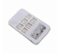 Generic 24 Unghie Finte per le Donne, Eleganti Unghie Finte a Copertura Totale per Feste e Uso Quotidiano, Materiale ABS di Alta qualità