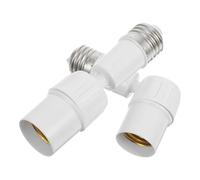 Generic 2pezzi Lampada LED Portalampada Adattatore Prolunga Presa Luce Convertitore Spina Illuminazione Domestico Esterno Progetto Apparecchio Base Angolo Sostituibile Parte Flessibile