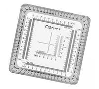 Generic 2x Griglia Tascabile Portatile Trasparente per Mappe di Viaggio UTM, USNG, Coordinate Manageriali