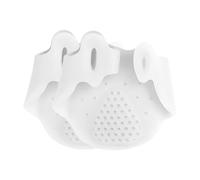 Generic 2x per dita dei piedi Body Feet Aligners Traspiranti 3 fori Comodi Distanzia per dita dei piedi Corret per dei per uomo, Bianco