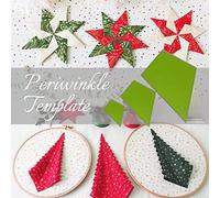 Generic 3 Pezzi Set di Modelli per Quilting Pervinca Stencil Patchwork Strumento per Lo Styling del Quilter Mestiere di Cucito Fai da Te 5 2,5 1,25 Pollici con Blocchi di Trapunta per la (Azzurro
