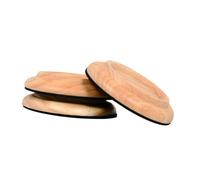 Generic 3 Pezzi Tazze con Rotelle per Pianoforte in Legno Multiuso Supporto Pratico Antirumore Ruota per Pianoforte Verticale Protezione per Il Pavimento Copr, Legna