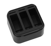 Generic 3 Porta Carica Batteria Culto, Caricatore della Batteria Azione ABS Efficiente per l'Azione 4