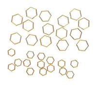 generic 30 pezzi Pennarelli a maglia a punto impiallacciatura processo di lavorazione anelli di bloccaggio con gancio resistente allo scolorimento per il fai da te - artigianato fai da te