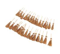 Generic 30 Scope in Miniatura per Casa delle Bambole, per Progetti Fai da Te, Accenti Naturali in bambù Miscanto (#1)