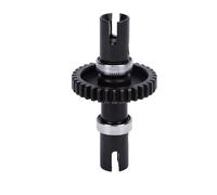 Generic 35T Center Locker Differential Locker Dool Repool, Alluminiumleger för 1/7 6s Infraction Typhon, Aggiornamento delle Corse Estreme, Leggero e Resistente con Facile (BLACK)