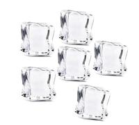 Generic 36 pezzi Cubetti Ghiaccio in Acrilico Trasparente Simulazione Realistica per Decorazioni Fotografia e Vetrine Bar Riutilizzabili Colore