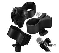 Generic 3pezzi Supporti Regolabili Per Microfono Con Clip Fissaggio Antivibrazione Per Microfoni Cablati e Wireless Accessorio Per Registrazioni Performance e Conferenze