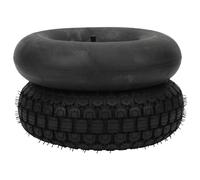 Generic 4.10/3.50-6 Durevole Pneumatico per Scooter per Disabili per Anziani, Forte Presa per Tosaerba, Set di Camere D'aria Incluso, Adatto per Carrello, Rimorchio da Giardino, Materiale in Gomma