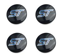 GÉNERIC 4 Pezzi Auto Coprimozzi Coprimozzo Tappi del Centro della Ruota, per Ford ST Fiesta EcoSport Explorer Escort Kuga Focus 1 2 3 mk2 mk3 mk4 mk5 mk7 54mm 56mm 60mm Accessori,60MM-Blue