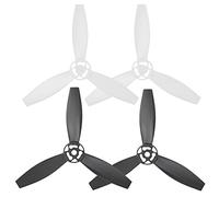 Generic 4 Pezzi di Ricambio per Accessori Durevoli per Eliche per Aeroplani RC, Adatti per Bebop 2 Drone in Plastica da 7,5 Cm (#3)