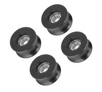 Generic 4 Pezzi Durevoli 0840UU Ruota Guida Puleggia con Scanalatura a U per Porte e Finestre, Attrezzature Industriali, 4 Pulegge