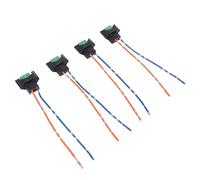 Generic 4 Pezzi H11 H8 H9 Presa Faro Cablaggio Adattatore Spina Durevole per Lampadine Alogene Compatibile con Varie Auto DC12-24V
