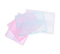 Generic 4 pezzi Mini Porta Utensili Manicure in Sicuro Organizer Resistenti per Testine Levigatura Elettriche Cassetta Porta Attrezzi Manicure Vuota per Salone e Casa Colori Pastello