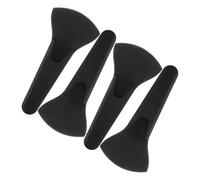 Generic 4 Pezzi Porta Forbici Magnetico per Frigorifero in Plastico e Magnete Montaggio a Parete, Organizer Versatile Minimalista per Utensili da Cucina Neri