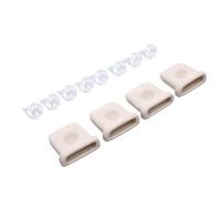 Generic 4 Valvole a Becco D'anatra, 10 Inserti Flangiati, 2 Pezzi Pompa a Membrana Portatile Sostitutiva per Flange da 24 Mm, Compatibile con Tiralatte