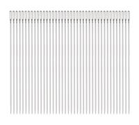 Generic 40 aghi da cucito con cruna grande, 12,5 cm, aghi da ricamo lunghi e dritti, facili da infilare in acciaio inox, per rammendare
