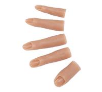 Generic 5 Dita per Unghie in Silicone Altamente Elastiche con Design Innovativo della Scanalatura per gli Appassionati di Nail Art (02)