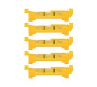 Generic 5 Pezzi di Strumenti per Livella a Bolla, Mini Livella Tascabile a Bolla per Lavori Edili, Ingegneria Topografia Lavorazione dei Metalli e Altre Attrezzature di Misurazione