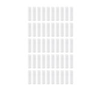 Generic 50 Pezzi Tubetti Balsamo Labbra Rotanti Riutilizzabili Contenitori Vuoti per Balsamo Labbra Fai Da Te Cosmetici Solidi Profumo Adatti a Viaggio, Bianco