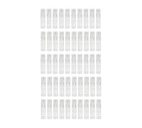 Generic 50 Pezzi Tubetti Balsamo Labbra Rotanti Riutilizzabili Contenitori Vuoti per Balsamo Labbra Fai Da Te Cosmetici Solidi Profumo Adatti a Viaggio, Chiaro