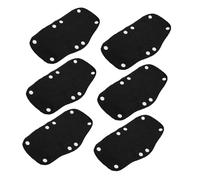 Generic 6 Pezzi Caschi duri sicurezza a fascia sudore fodera per elmetto riutilizzabile fodera per il sudore del cappuccio fasce per elmetti Accessorio con hat hat poliestere