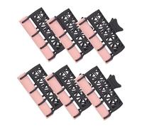 Generic 6 pezzi fermagli per capelli arricciacapelli bigodini per permanente barbiere forniture per lo styling bigodini per permanente, Nero Piccolo