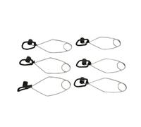 Generic 6 pezzi flauto pad clip clarinetto riparazione morsetti professionali