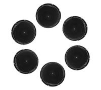 Generic 6 pezzi Tappi Tanica Gas con Filettatura Grossa Copertura Sigillante Traspirante Nera Sostituzione Versatile per Contenitori Carburante