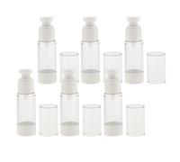 Generic 6 X Flacone Spray Airless per Contenitori per Flaconcini Ricaricabili Da Donna, Bianca, 30ML