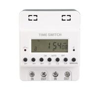 Generic 60A Digital Timer Interruttore, Forte Soppressione delle Interferenze, Prestazioni Stabili, Basso Consumo di Energia per Lampada Al Neon, Scaldabagno, Batteria 2x CR2032 200 MAh