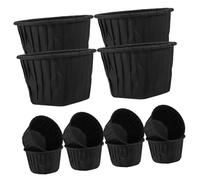Generic 60Pezzi Pirottini Nera Antiaderente per Muffin e Torte Resistente per Festivi Matrimonio e Compleanni