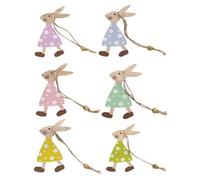 Generic 6x Decorazioni Pasquali Da Appendere a Forma, Ciondolo Pasquale per Bomboniere