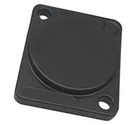 Generic 86 Copertura del Modulo Dati del Pannello in Alluminio, Copertura Antipolvere del Modulo Dati Ad Alta Durezza Anti-invecchiamento per la Serie D (BLACK)