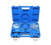 Generic 9 Pezzi Kit Rimozione Bushing Pressa Boccole Sospensione Attrezzo Robusto in Acciaio con Valigetta Adatto per Meccanici Lavori in Officina Riparazioni Mobili
