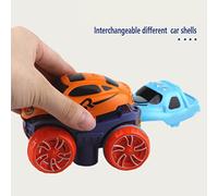 Generic 92 Pezzi Fai da Te Modificabile Pista da Corsa per Auto Giocattolo con Luce a LED Treno Educativo Set di Macchinine per Bambini Pratica di Coordinazione Occhio-mano ((184 pezzi))