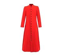 Generic Abito da uomo per altare romano, vestaglia da sacerdote, pulpito, paramenti liturgici, uniforme da chiesa, veste cattolica, costume per Halloween, per Halloween (rosso, XXL)