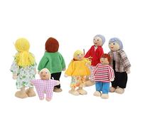 Generic Accessori e Mobili della Casa delle Bambole, Miniatura delle Bambole Miniatura Toy Miniature People Set Accessori per Box/Cover per Bambini per Bambini (Burattino 7)