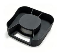 Generic Accessori per Friggitrice Tappetino di Stoccaggio in Silicone Copertura Resistente Al Calore per Crispi Pro AS101CY AS101LG AS101DG 11,8x11,2x3,1 Pollici Protezione 1 unità (BLACK)