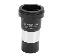 Generic Accessori per Oculare Telescopico Completamente Multistrato con Lente di Barlow in Metallo 2X per Osservare le Stelle da 1,25 Pollici