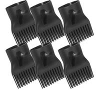 Generic Accessorio per Asciugacapelli Pettine in Plastica 10 Pezzi, Diffusore Concentrato per Chioma, Compatibile Phon di Piccole Dimensioni, per Uso Domestico e Salone