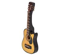 Generic Accessorio per Casa delle Bambole per Chitarra in Legno in Miniatura, Bordi Lisci, Mini Ornamento per Chitarra, Decorazione per Scatola in Scala 1:12 (ballata)