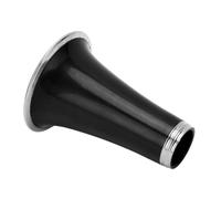 Generic Accessorio per Strumento a Fiato, Anello in Metallo Placcato Nichel Sigillato in Plastica ABS, Campana per Clarinetto, per una qualità del Suono Completa (CC28 Nero)