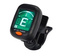 Generic Accordatore per Chitarra Robusto Display LCD in Plastica Accordatore a Clamp/Holder per Basso Elettrico Acustico Ukulele Violino Blu Verde per Musicisti e Principianti